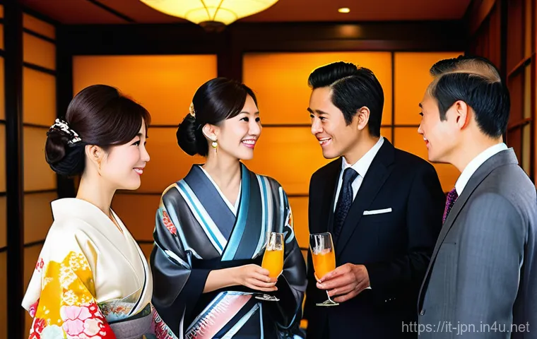 JLPT와 비즈니스 일본어 차이점 - Professional Business Meeting in Japan**
    "A dynamic image showcasing a collaborative business me...
