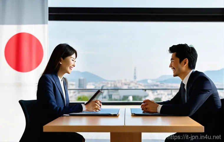 JLPT 자격증의 실질적 가치를 높이는 법 - **Prompt 1: Italian-Japanese Business Collaboration**
A young, confident professional, either ma...
