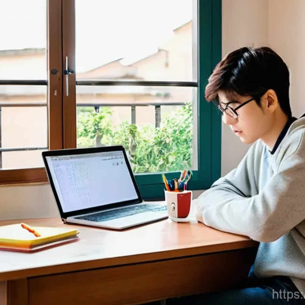JLPT와 일본어 교육학 석사 과정 준비 - **A Dedicated Italian JLPT Student's Study Haven:**
"A diligent Italian university student, appr...