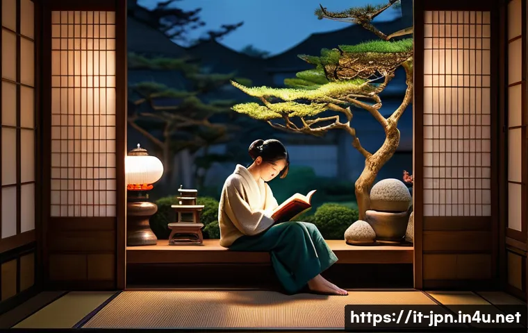 JLPT와 일본 문학 연구 방법 - **"A focused, determined young woman, dressed in comfortable yet stylish casual clothing, sits at a ...