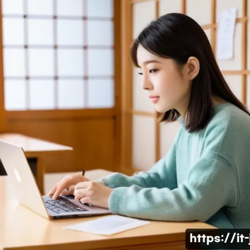 JLPT와 일본 내 자격증과의 학문적 분석 - **JLPT (Japanese Language Proficiency Test) Focus:**
A diligent young woman with an Italian appe...