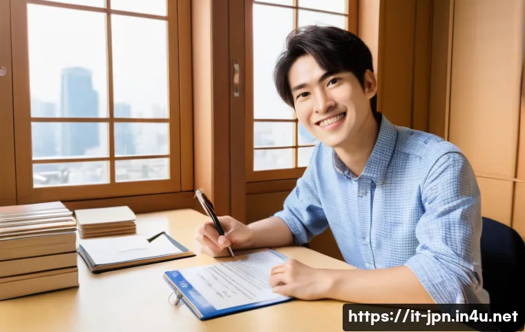JLPT와 일본 내 고용 시장 분석 - **Prompt: Focused JLPT Study and Achievement**
    A determined young adult, approximately 20-25 yea...