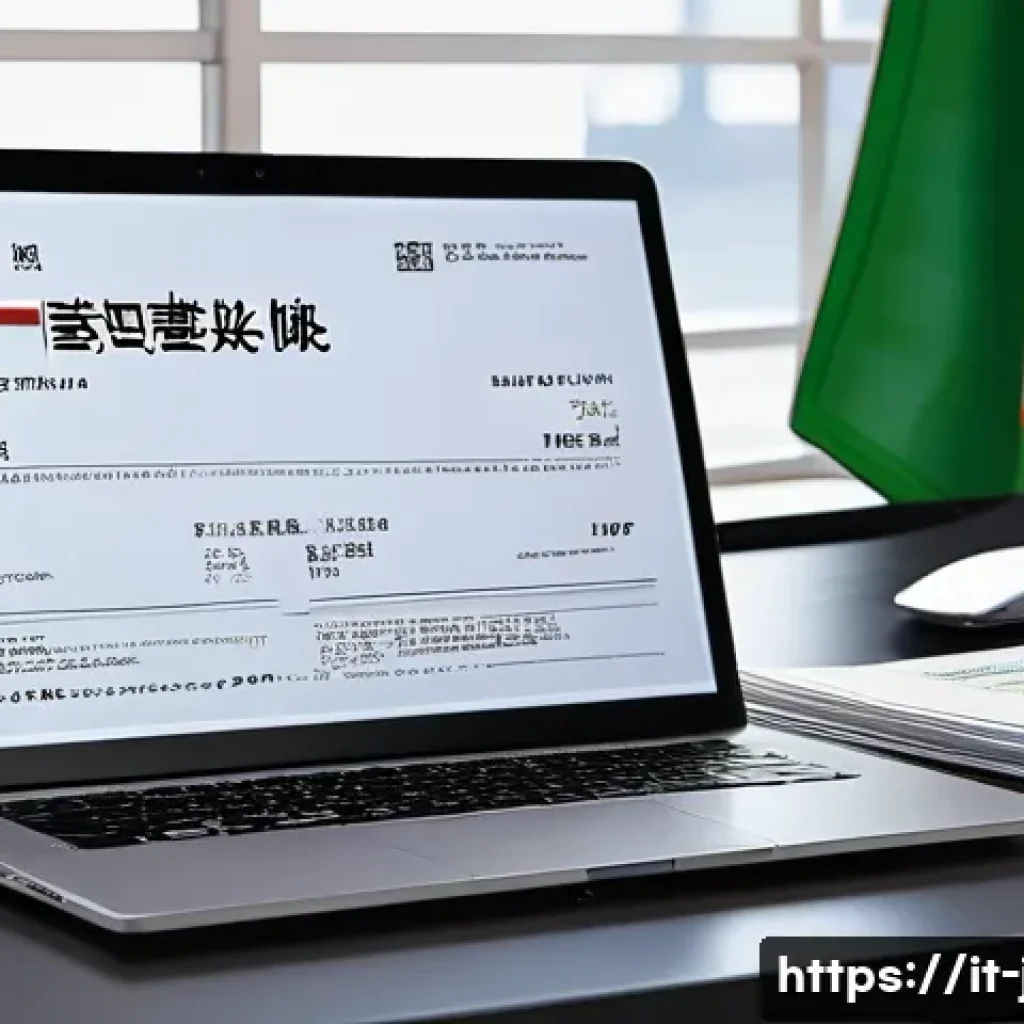 JLPT 성적표를 기업에 제출하는 법 - A professional workspace scene showing a modern office desk with a neatly organized resume open on a...