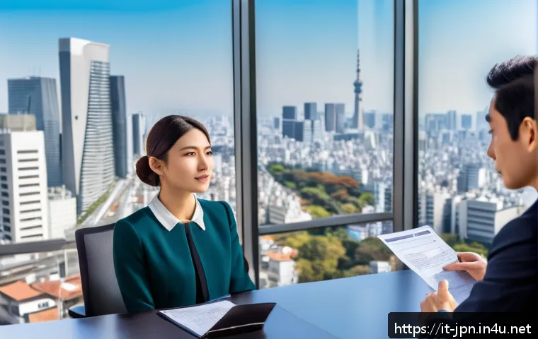 JLPT 자격증으로 일본 회사 이직 성공하기 - A professional young Italian woman in business attire, confidently presenting her Japanese Language ...