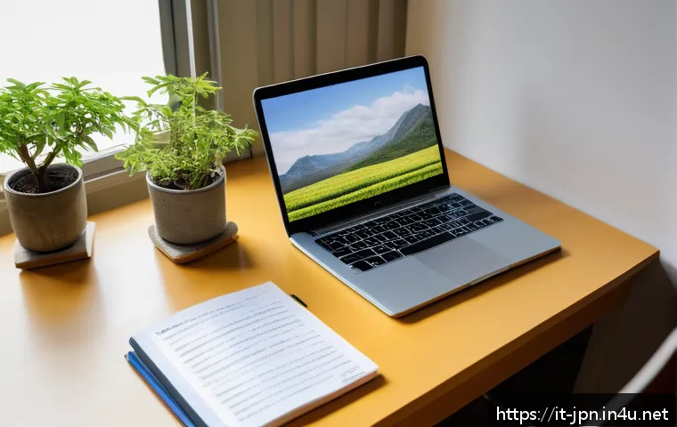 JLPT 시험 준비를 위한 추천 교재 - A cozy, well-organized study space with soft natural lighting, featuring a clean wooden desk with JL...