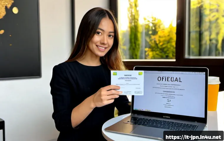 JLPT 자격증으로 글로벌 스타트업 도전 - Photorealistic bright Milan co-working space, confident Italian young professional holding a clean o...